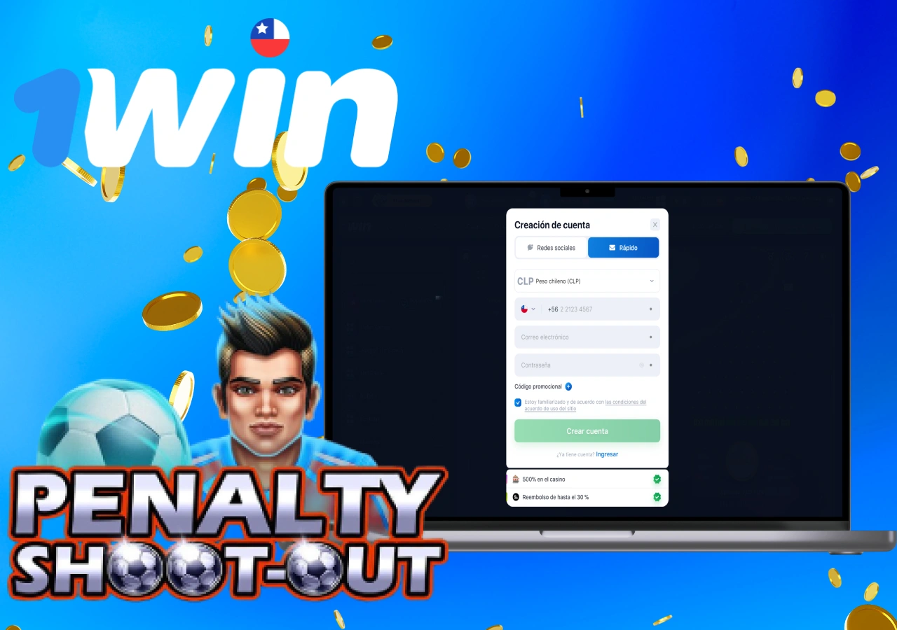 Guía rápida para apostar y ganar en Penalty Shoot Out en 1Win Chile