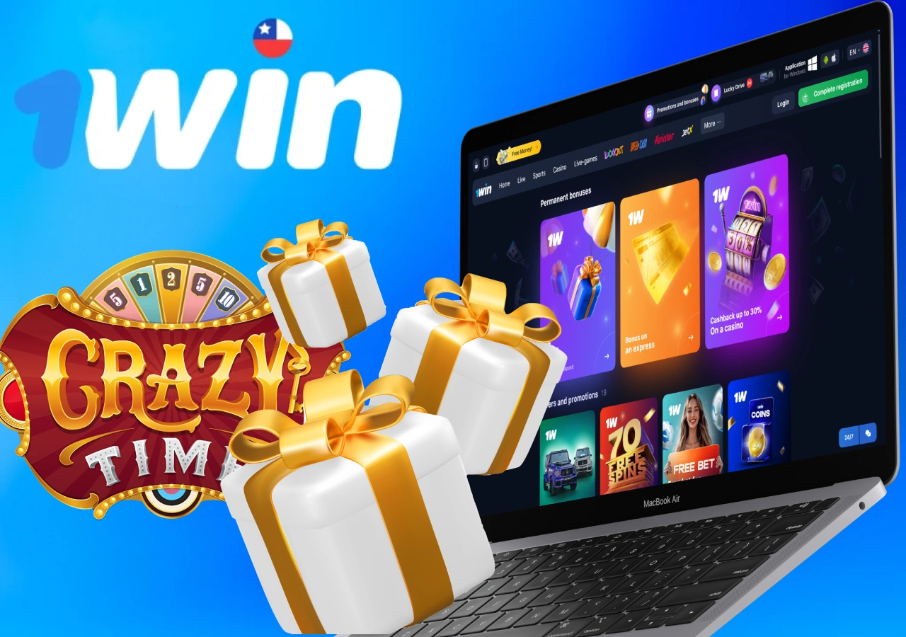 Ofertas exclusivas para nuevos jugadores de Crazy Time en 1Win